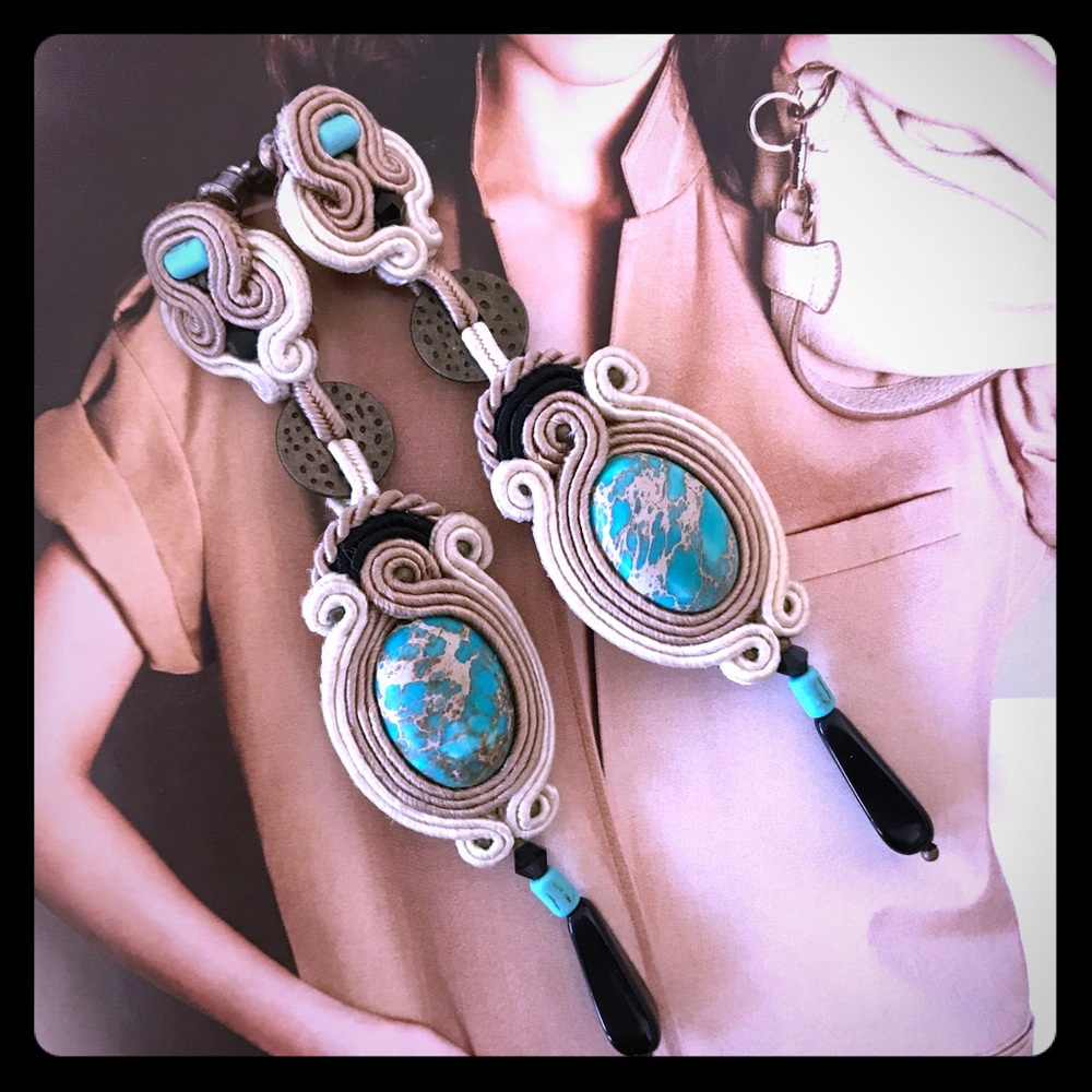 Gorgeous Hand-made Drop Earrings